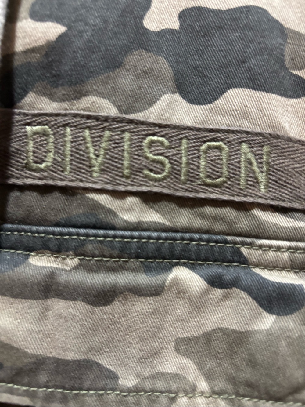 H&M Men's Camouflage Field Jacket with Grey Hood NWT Deadstock Y2K - Picture 4 of 14